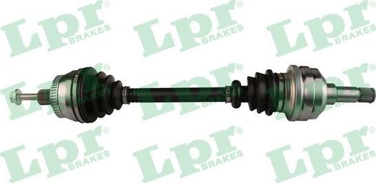 Полуось (привод в сборе, приводной вал) LPR. Артикул DS51061