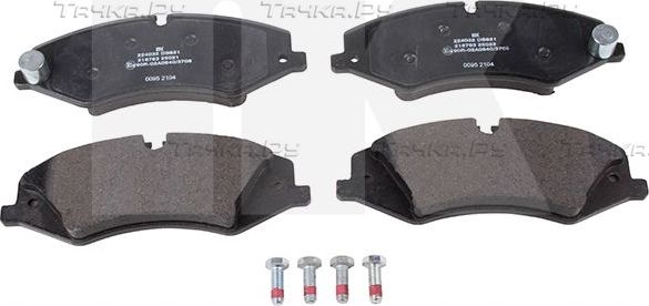 Тормозные колодки NK передние для Land Rover Range Rover IV 2012-2026. Артикул 224032