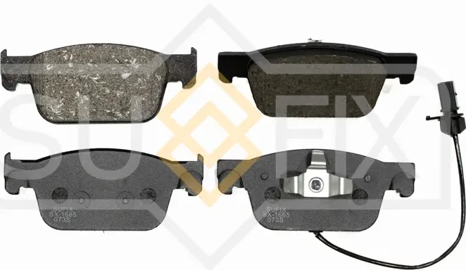 Колодки тормозные передние (Sufix). Артикул SX1665