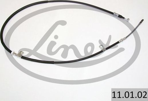 Трос ручника (тросик ручного тормоза) Linex. Артикул 11.01.02