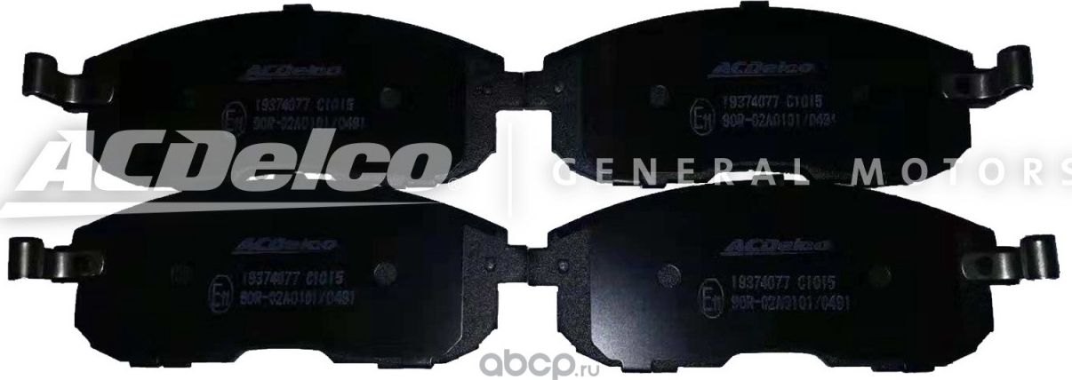 Тормозные колодки ACDelco. Артикул 19374077