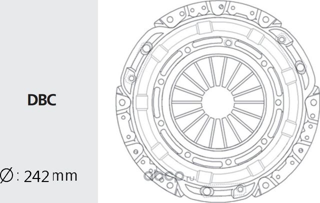 Корзина сцепления (Valeo). Артикул NSC23