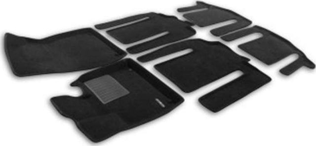 Коврики текстильные Euromat 3D Business для салона Zeekr 009 2021-2026. Артикул EMC3D-005722