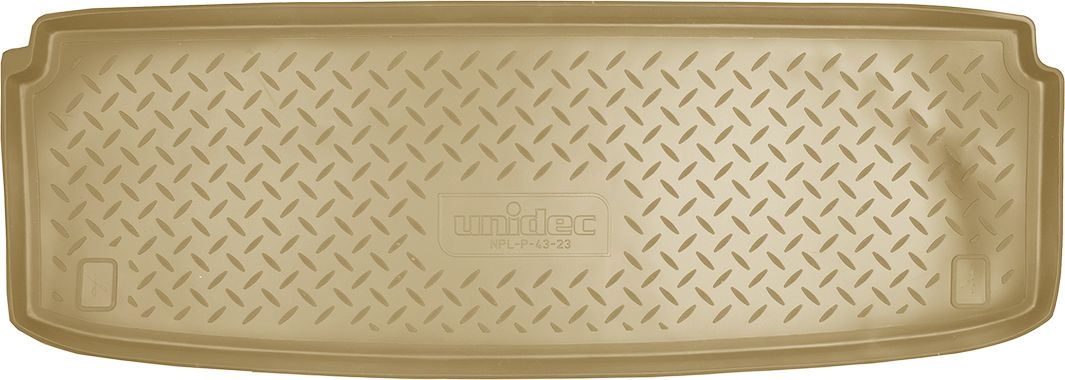 Коврик Норпласт для багажника Kia Mohave 7 мест 2009-2026 Бежевый. Артикул NPL-P-43-23-B