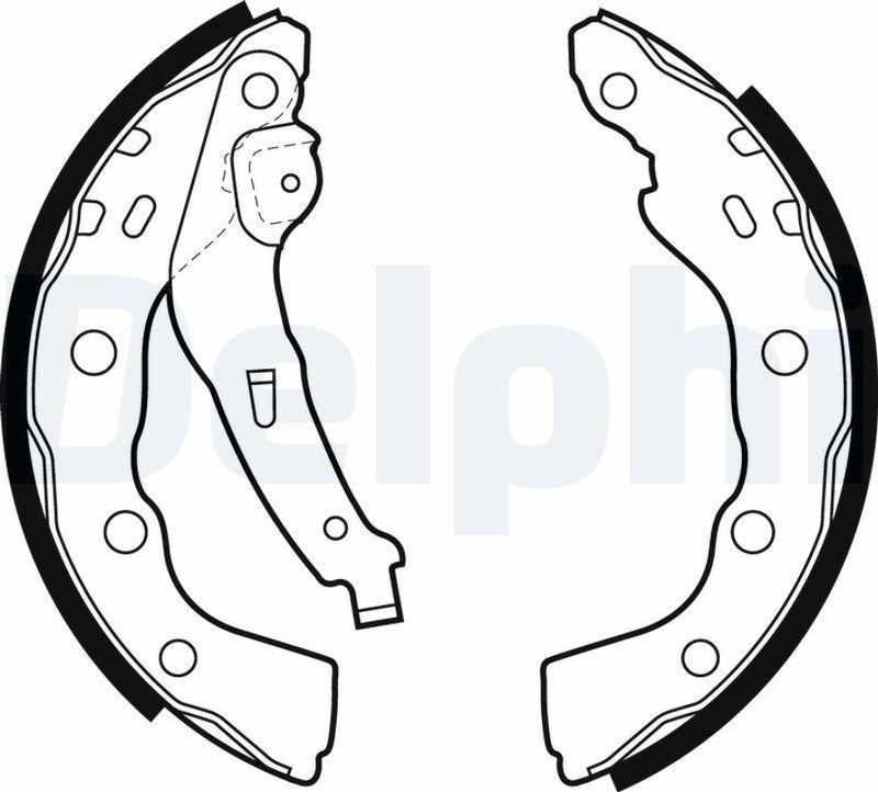 Тормозные колодки Delphi. Артикул LS1880
