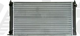 Радиатор охлаждения двигателя Vika для Volkswagen Scirocco II 1980-1992. Артикул 11210124501