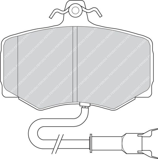 Тормозные колодки Ferodo Premier передние для Jaguar XJ I (1) 1987-1992. Артикул FDB806