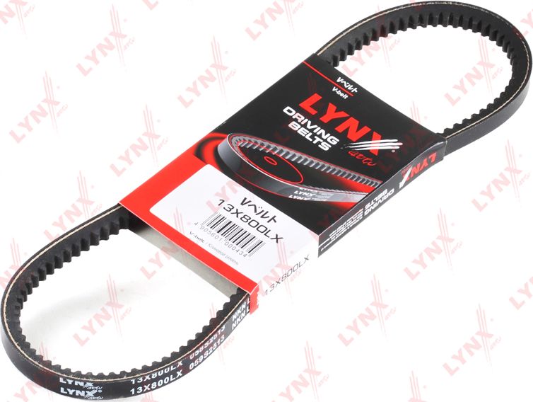 Приводной ремень клиновой LYNXauto. Артикул 13X800LX