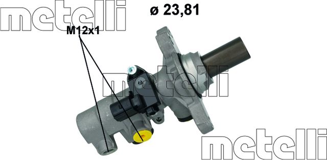 Тормозной цилиндр главный Metelli для SEAT Ateca I 2016-2026. Артикул 05-1216