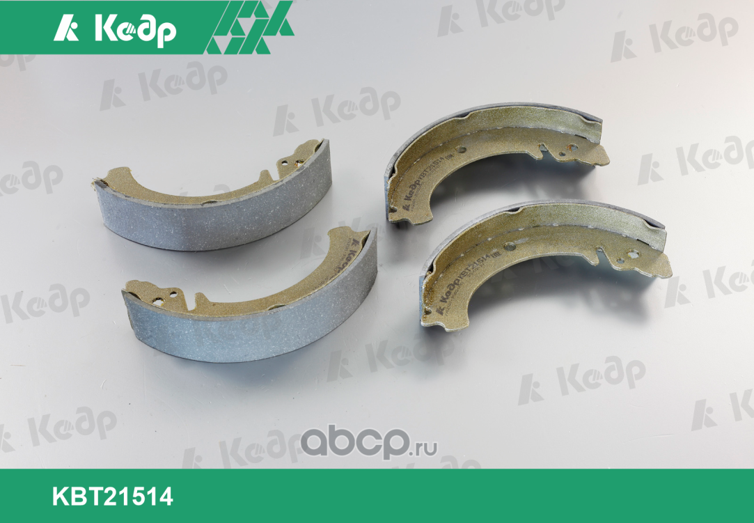 Колодки барабанного тормоза задние 2101 к-т (Кедр) Кедр. Артикул KBT21514