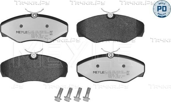 Тормозные колодки Meyle PD передние для Opel Vivaro A 2001-2014. Артикул 025 230 9918/PD