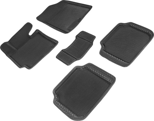 Коврики Seintex 3D EVA Ромб для салона Kia Cerato III 2013-2018 ЧЕРНЫЕ. Артикул 97176