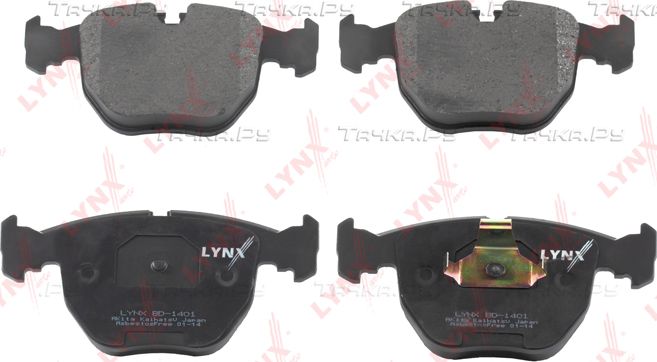 Тормозные колодки LYNXauto передние для BMW X3 I (E83) 2006-2011. Артикул BD-1401