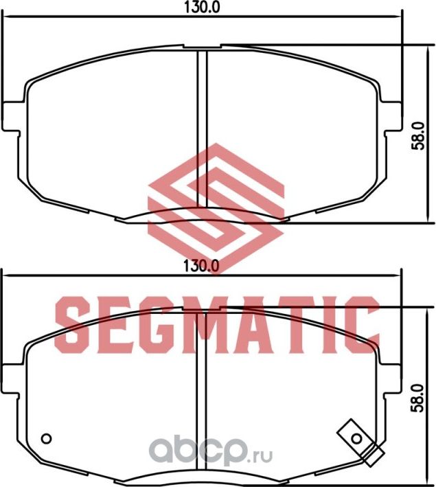 SGBP2587 Колодка торм диск пер Kia Cerato 1.6 2010- Hyundai Creta 1.6 2016- Kia (Segmatic) Segmatic. Артикул SGBP2587