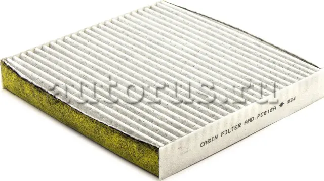 Фильтр салонный угольный (антибактериальный) (AMD). Артикул AMD.FC818A