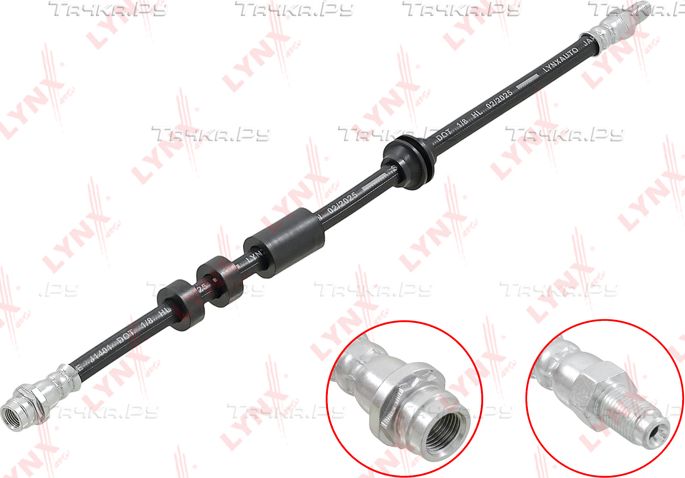 Тормозной шланг LYNXauto передний для Ford Mondeo IV 2007-2014. Артикул BL-4379