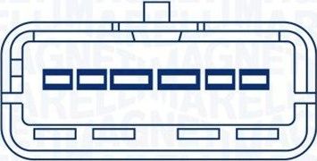 Моторчик стеклоподъемника Magneti Marelli. Артикул 350103176400