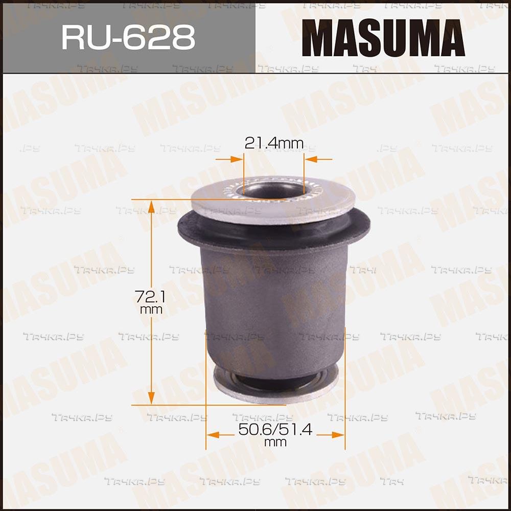 Сайлентблок переднего рычага подвески Masuma правый/левый нижний для Toyota FJ Cruiser 2005-2018. Артикул RU-628