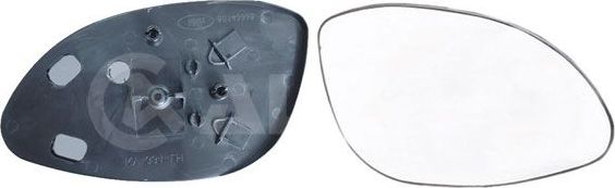 Зеркальное стекло бокового зеркала Alkar правое для Opel Vectra B 1995-2003. Артикул 6402433