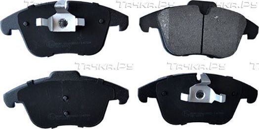 Тормозные колодки ASAM передние для Citroen C5 II 2008-2017. Артикул 55470