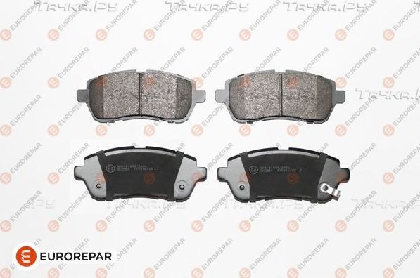 Тормозные колодки Eurorepar. Артикул 1623055480