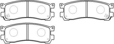 Тормозные колодки HSB. Артикул HP8245