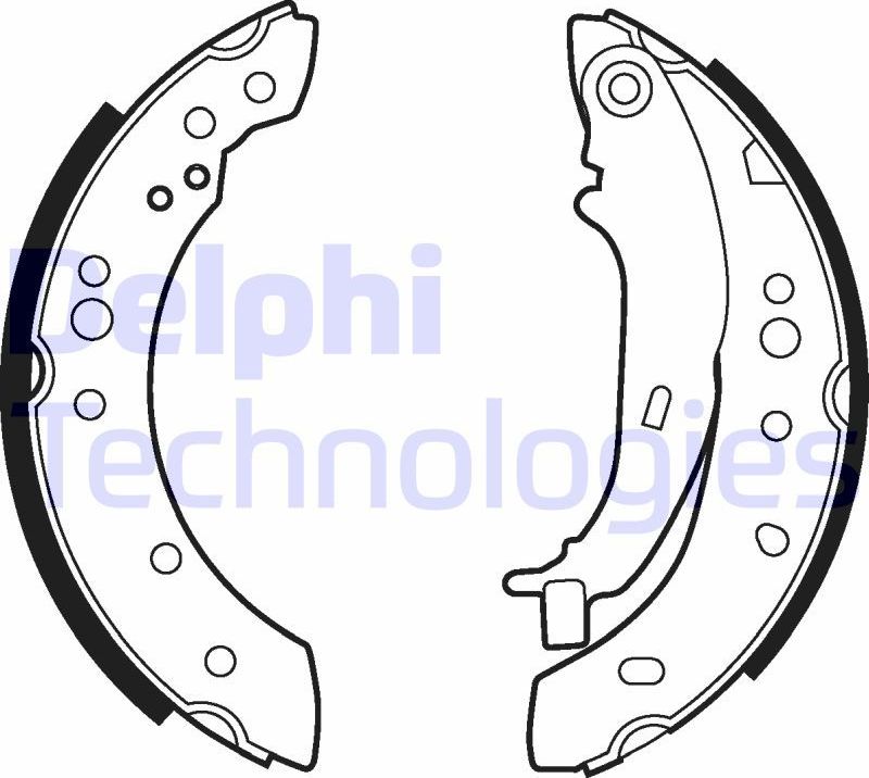 Тормозные колодки Delphi. Артикул LS2013