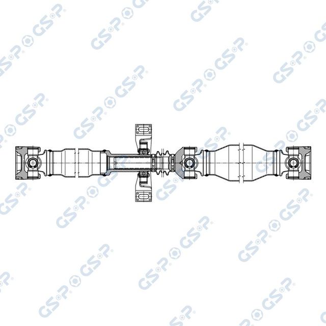 Карданный вал GSP для Volkswagen Crafter I 2006-2013. Артикул PS901828