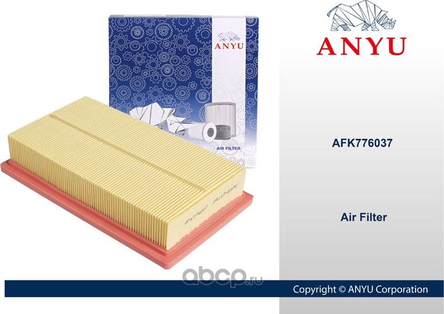 Фильтр воздушный (Anyu). Артикул AFK776037