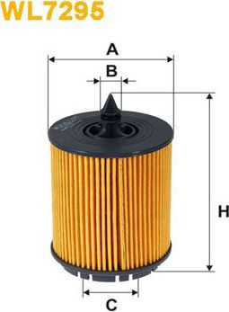 Масляный фильтр WIX Filters для Alfa Romeo 159 2005-2011. Артикул WL7295