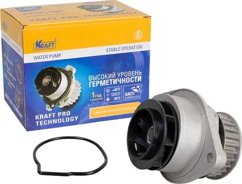 Насос водяной VAG FABIA/OCTAVIA/GOLF 4/POLO -08 1.4 (Kraft) Kraft. Артикул KT059361