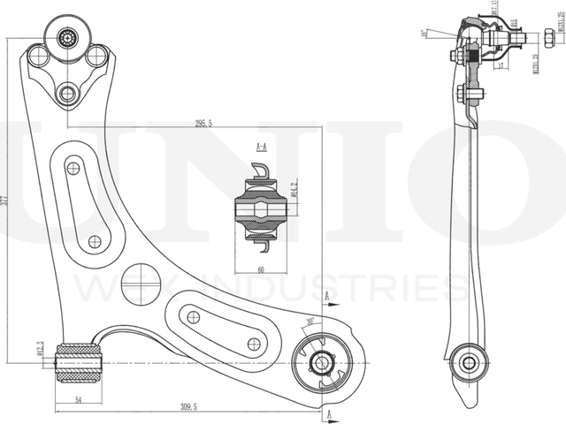 Рычаг подвески (Unio). Артикул SSP-40140