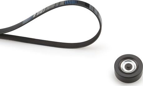 Приводной ремень поликлиновой с роликами (комплект) Gates Micro-V® Kit для Ford Focus I 2001-2005. Артикул K016PK1042SF