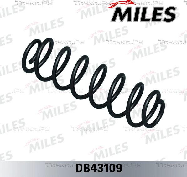 Пружина подвески Miles задняя для Skoda Rapid I 2012-2019. Артикул DB43109