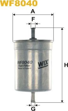Топливный фильтр WIX Filters. Артикул WF8040