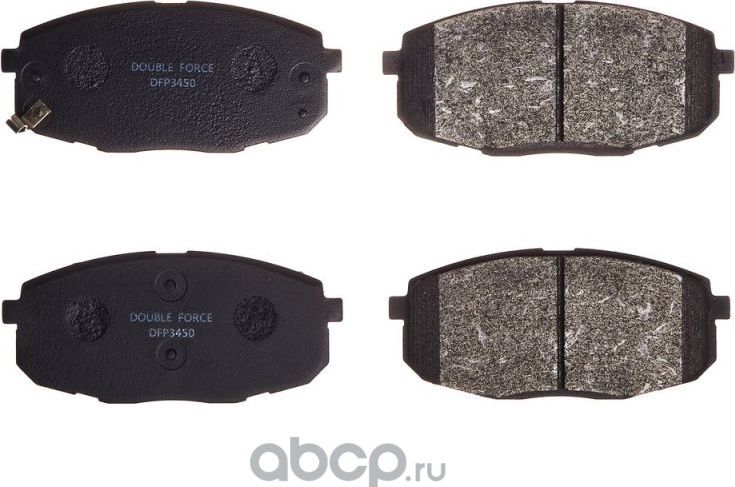 К-т торм. колодок fr hyundai, kia (Double Force) Double Force. Артикул DFP3450