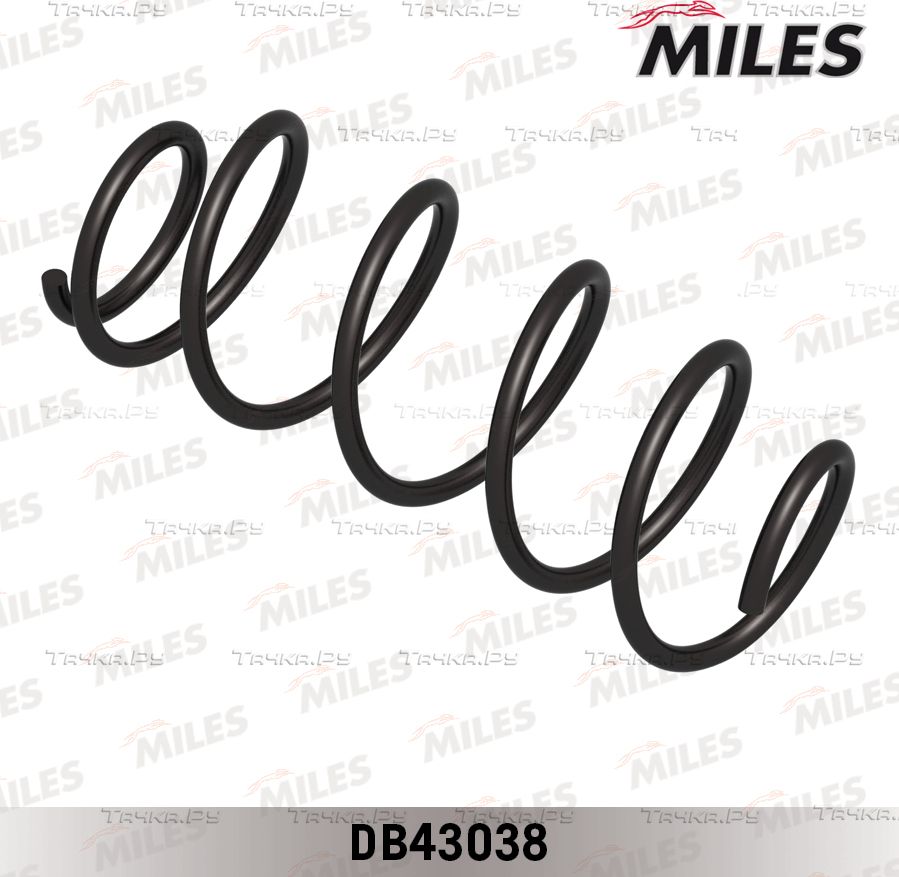 Пружина подвески Miles передняя для Citroen C4 II 2009-2026. Артикул DB43038