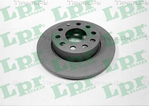Тормозной диск LPR TOTAL COATED задний для Volkswagen Touran II 2010-2015. Артикул A1010PR