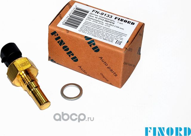 Датчик температуры для ВАЗ 21044, 2107-15, 2121 Нива, 2123 Шеви-Нива, 1117-1119 (Finord). Артикул FN9133