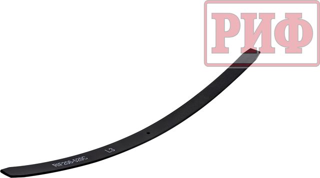 Лист 3 рессоры RIF206-520C РИФ 7х60х1244 мм для УАЗ Буханка 3741, 3909, 2206, 3962 1990-2026. Артикул RIF206-520C-L3