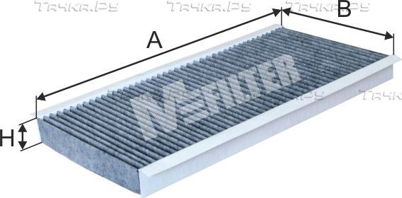 Салонный фильтр MFilter. Артикул K 9037C