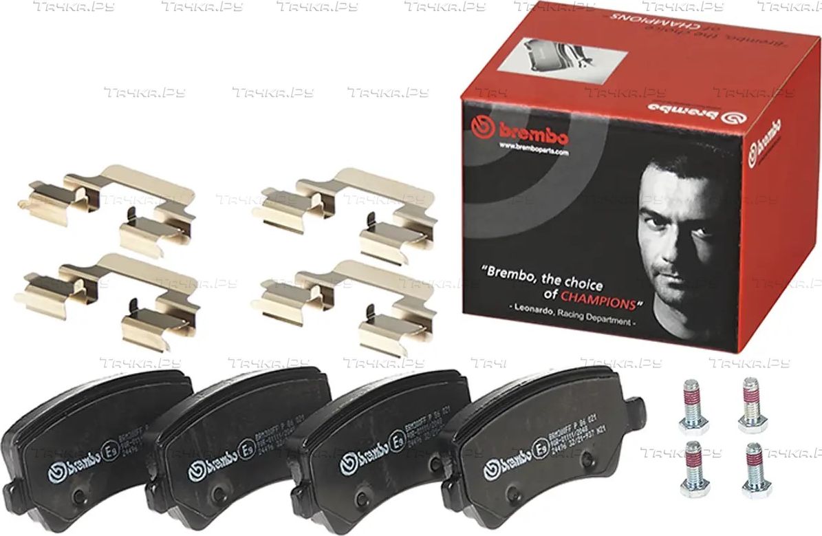 Тормозные колодки Brembo задние для Volvo S60 II 2010-2018. Артикул P 86 021