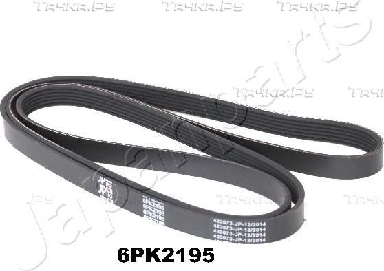 Приводной ремень поликлиновой Japanparts. Артикул DV-6PK2195