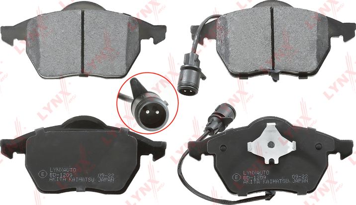 Тормозные колодки LYNXauto. Артикул BD-1209