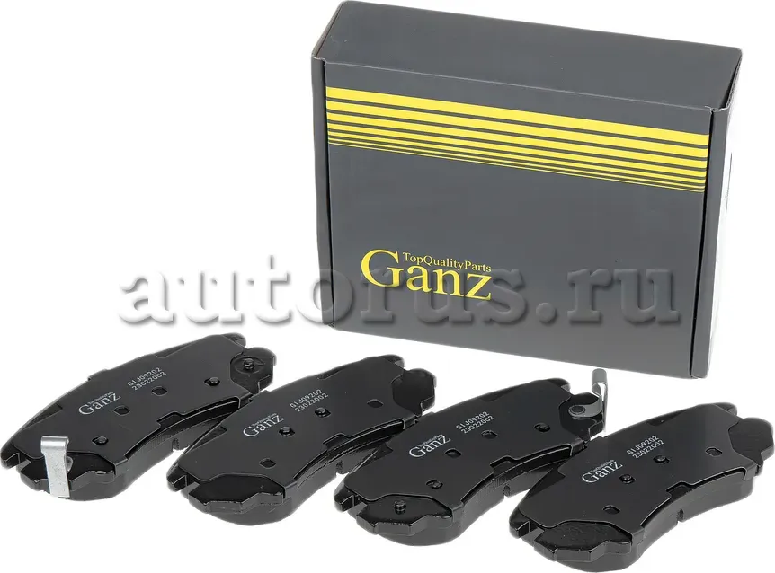 Колодки передние (Ganz). Артикул GIJ09202