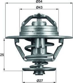 Термостат Mahle Behr. Артикул TX 93 79D