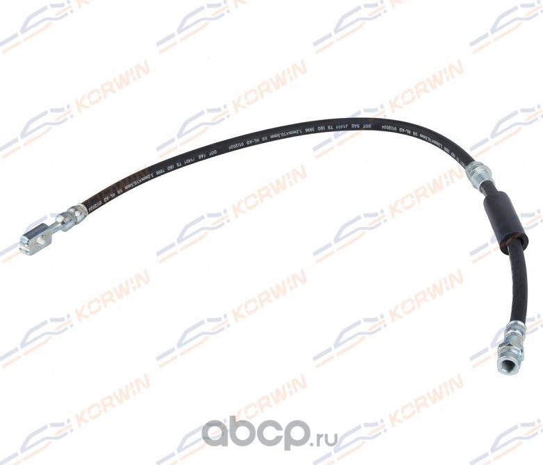 Шланг тормозной перед VAG Golf 14 Octavia 13 A3 14 Tiguan (Korwin). Артикул KWDG0198