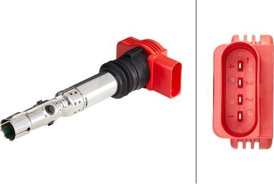 Катушка зажигания Hella. Артикул 5DA 193 175-701