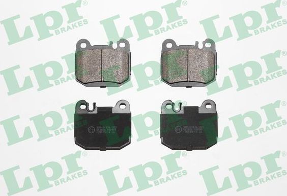 Тормозные колодки LPR задние для Mercedes-Benz M-Класс I (W163) 1998-2005. Артикул 05P901