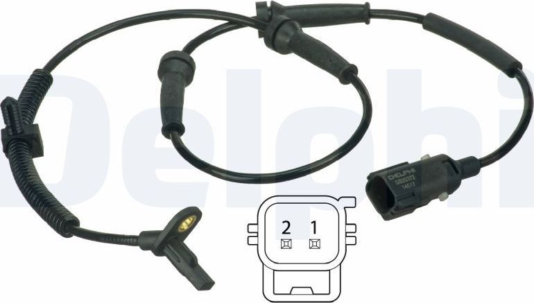 Датчик ABS Delphi. Артикул SS20372